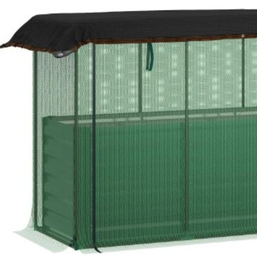 Green Steel Rectangular Planter Box - 43 X 73-inch