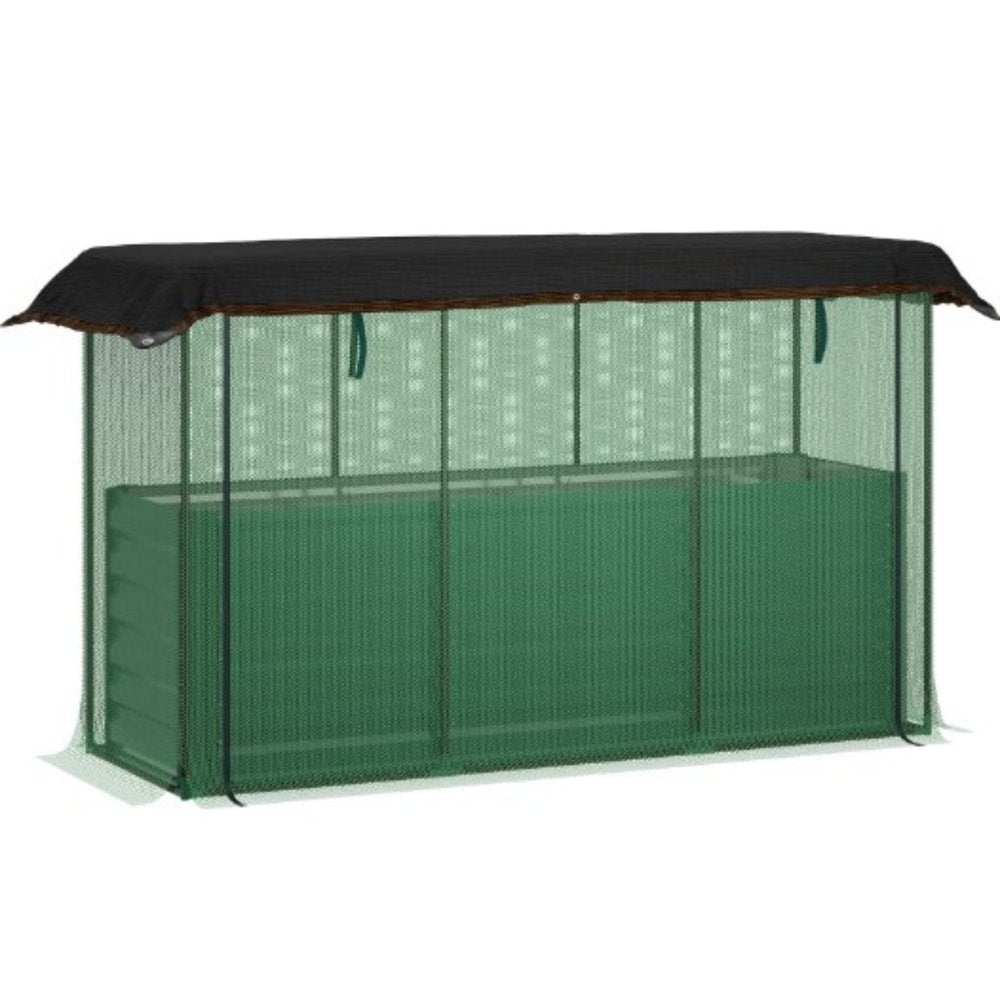 Green Steel Rectangular Planter Box - 43 X 73-inch