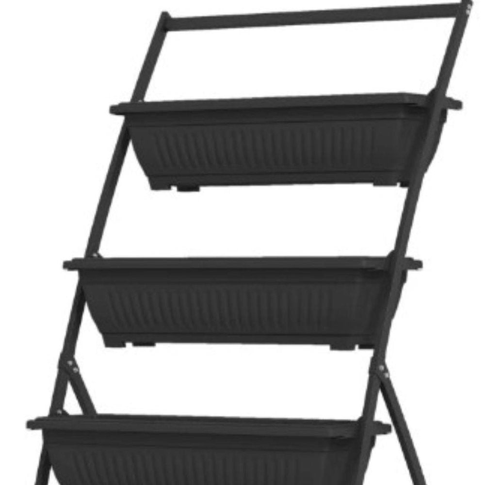 Black Recycled Plastic Rectangular Planter Box - 64 X 30-inch