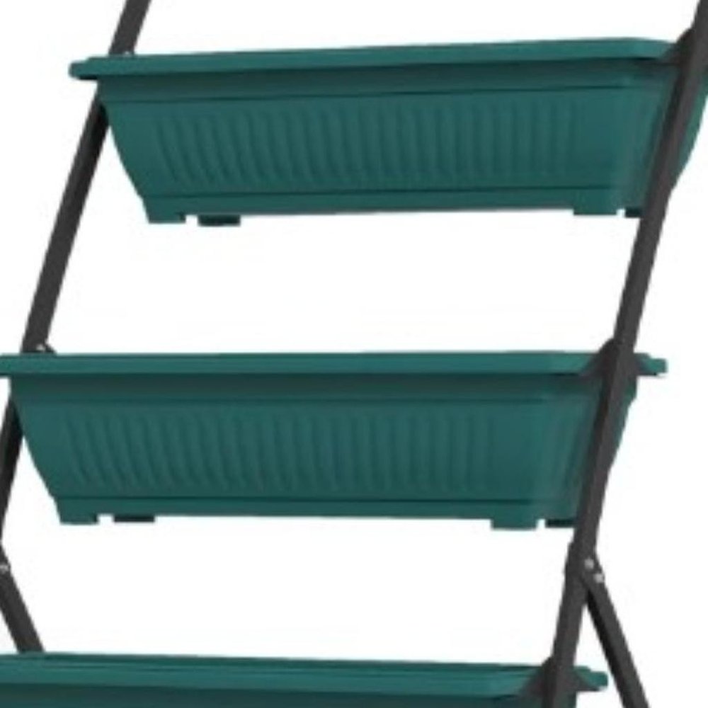 Green Recycled Plastic Rectangular Planter Box - 64 X 30-inch