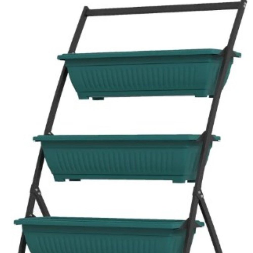 Green Recycled Plastic Rectangular Planter Box - 64 X 30-inch