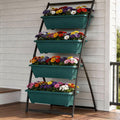 Green Recycled Plastic Rectangular Planter Box - 64 X 30-inch