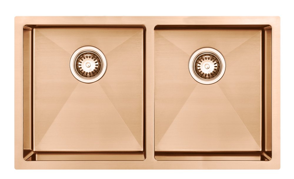 Gold Stainless Steel Undermount with Sink - 10 X 33-inch