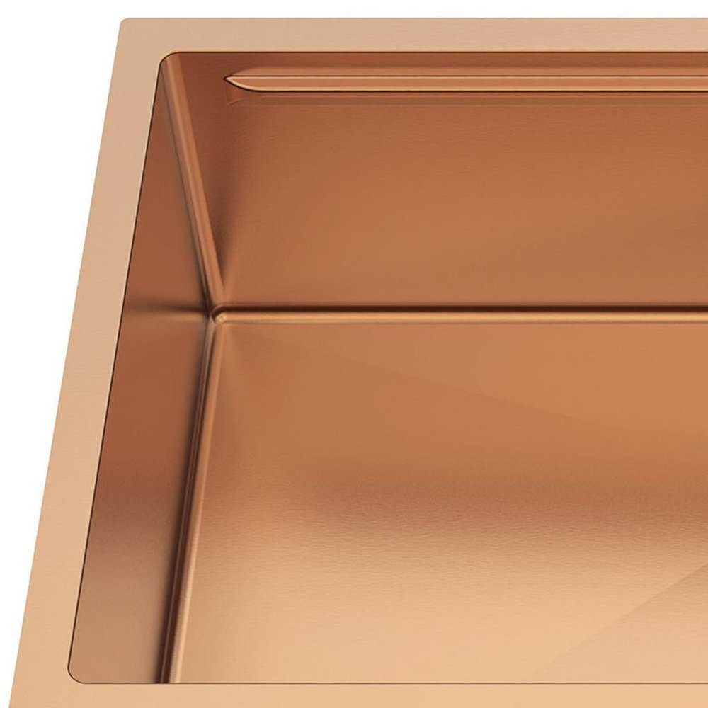 Gold Stainless Steel Undermount Kitchen Sink - 9 X 30-inch