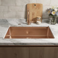 Gold Stainless Steel Undermount Kitchen Sink - 9 X 30-inch