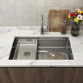 Silver Stainless Steel Undermount Kitchen Sink - 9 X 30-inch