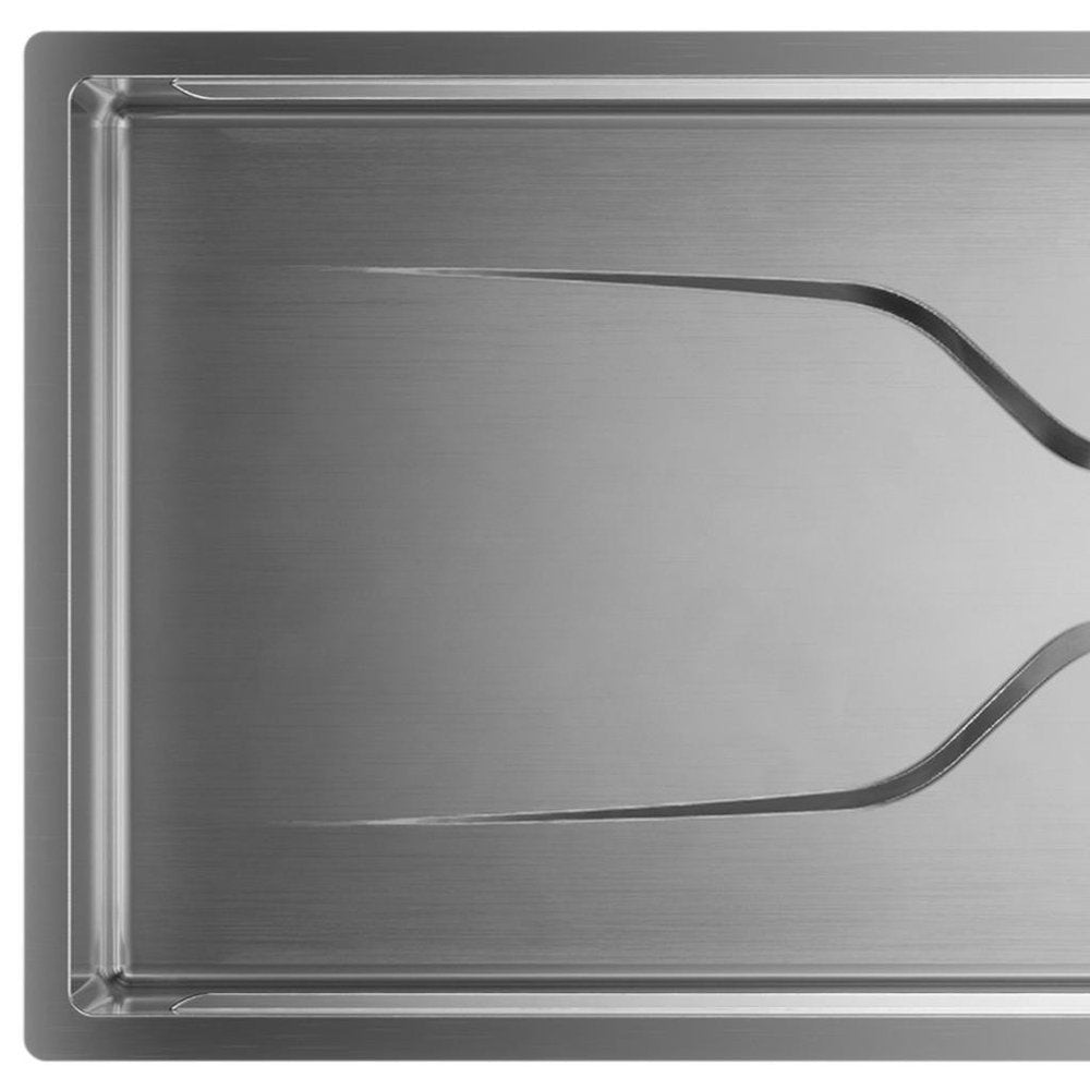 Silver Stainless Steel Undermount Kitchen Sink - 9 X 30-inch