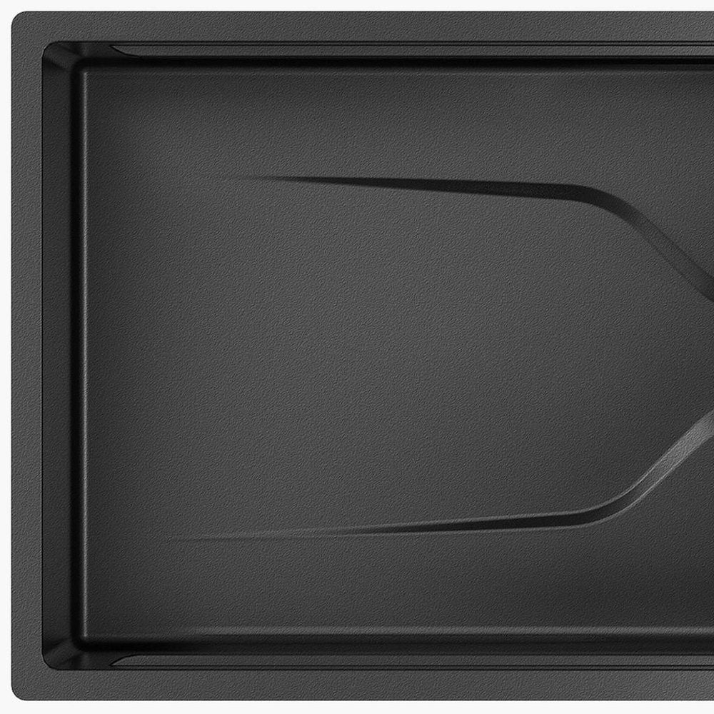 Black Stainless Steel Undermount Kitchen Sink - 9 X 30-inch