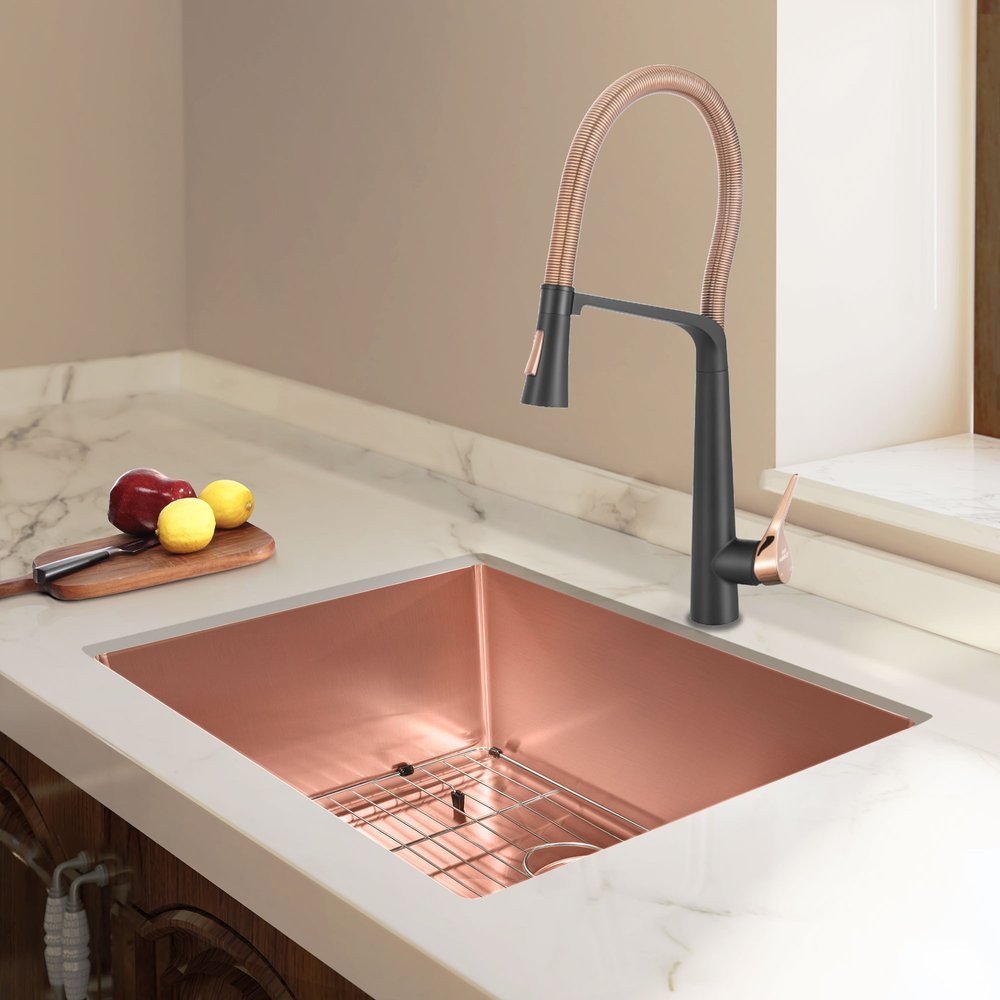 Gold Stainless Steel Undermount Kitchen Sink - 10 X 30-inch