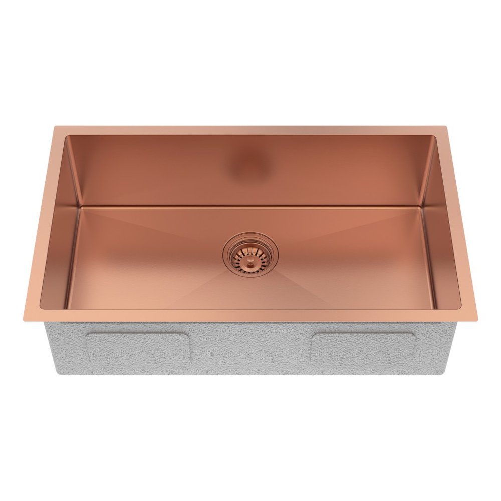 Gold Stainless Steel Undermount Kitchen Sink - 10 X 30-inch
