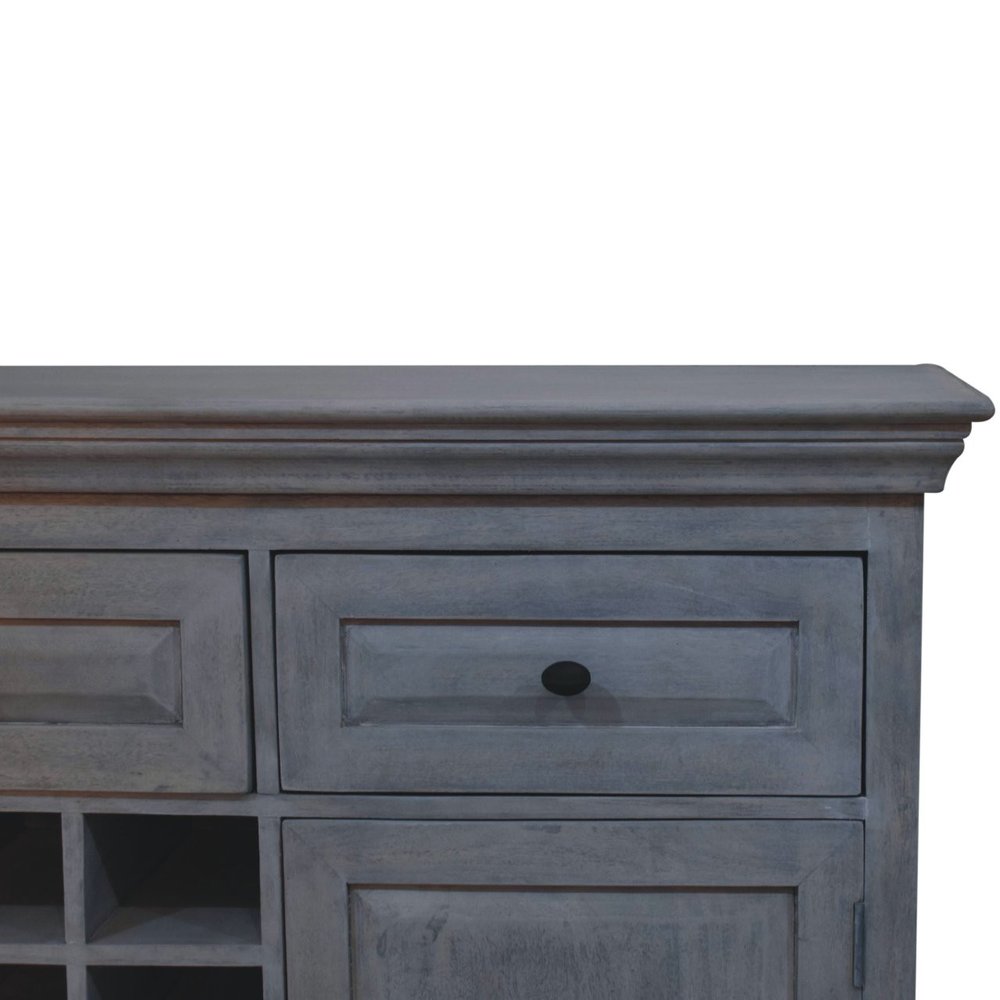 Brown Solid Wood Fireplace TV Stand - 59-inch