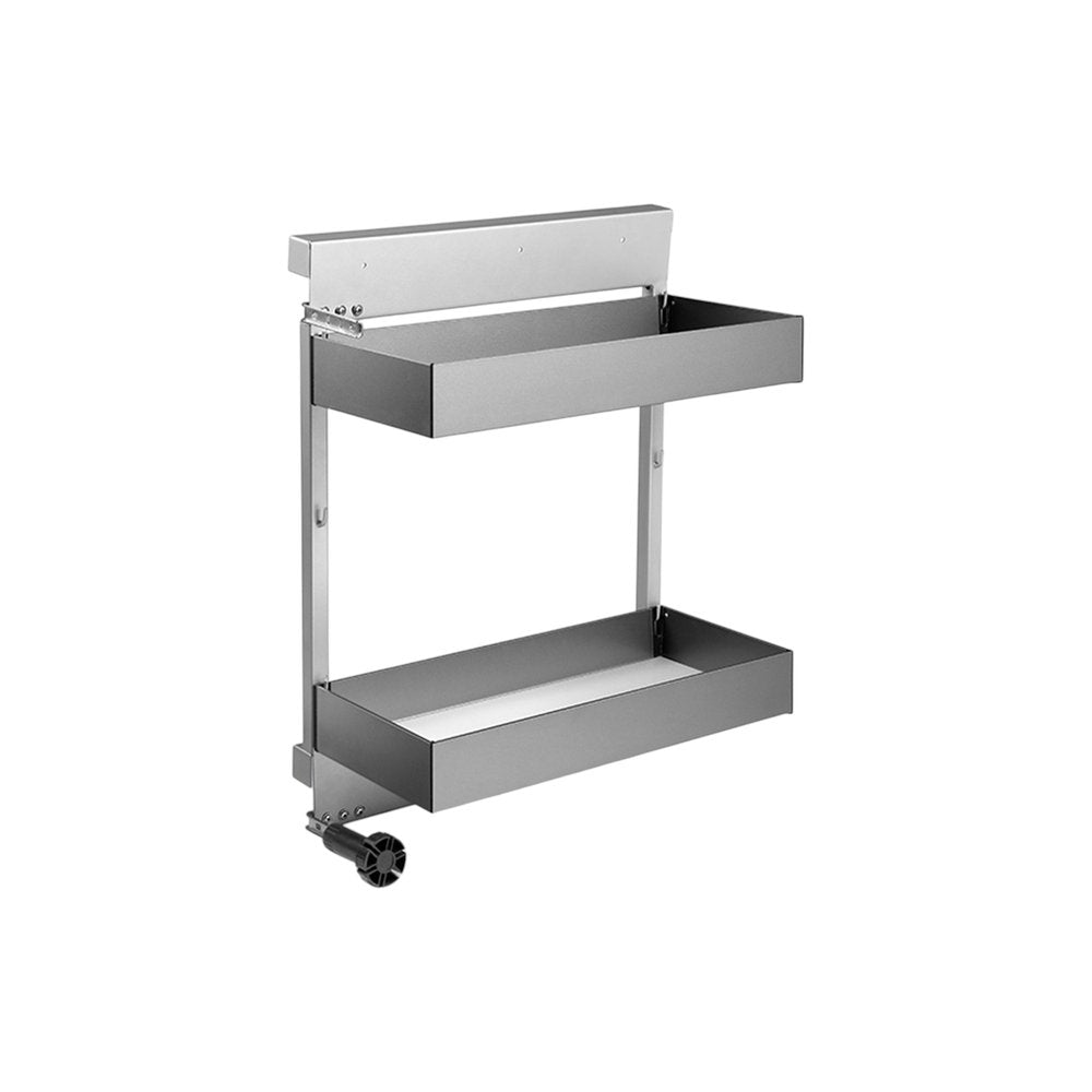 Black Stainless Steel Kitchen Cabinet Insert - 23-inch