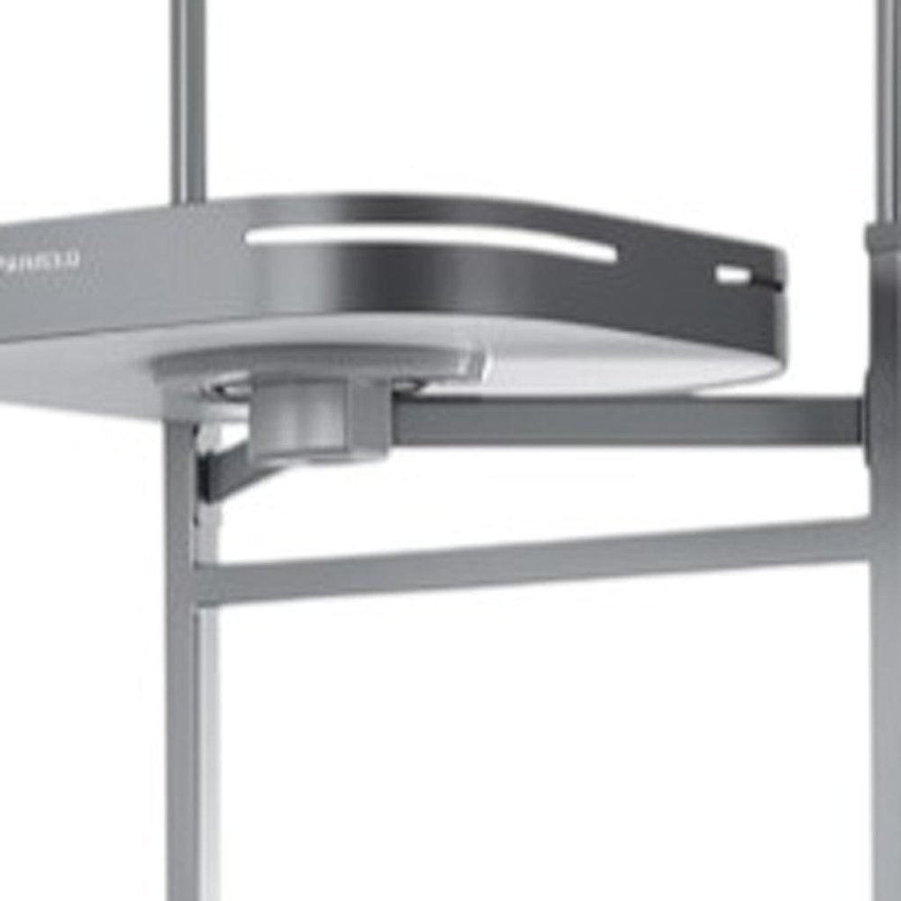 Silver Stainless Steel Kitchen Cabinet Insert - 78-inch