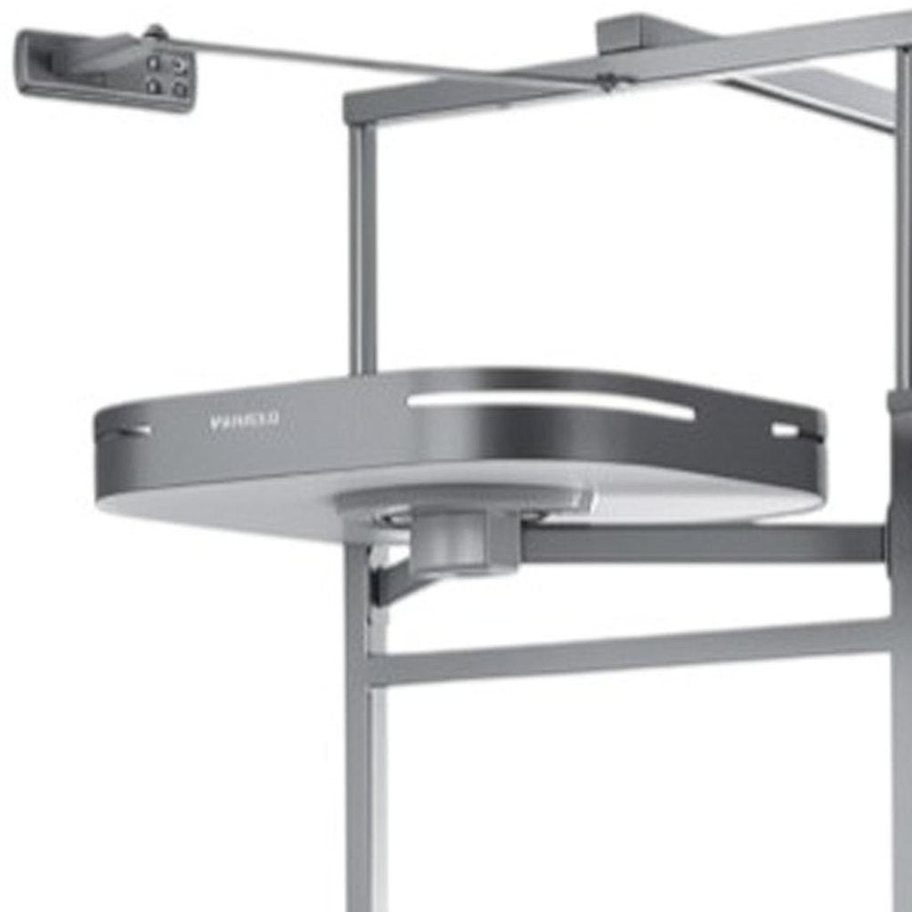 Silver Stainless Steel Kitchen Cabinet Insert - 78-inch