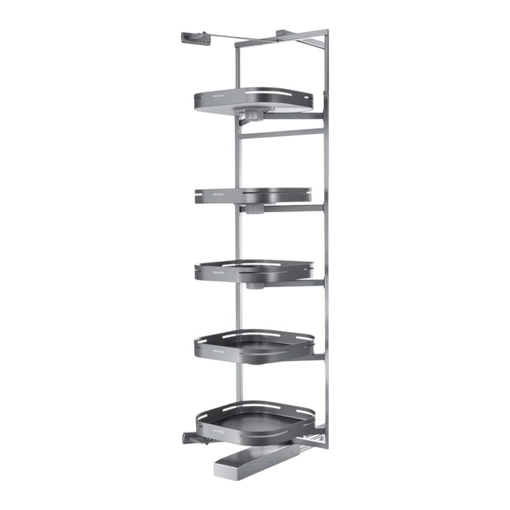 Silver Stainless Steel Kitchen Cabinet Insert - 78-inch