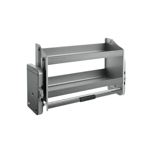 Black Stainless Steel Kitchen Cabinet Insert - 35-inch