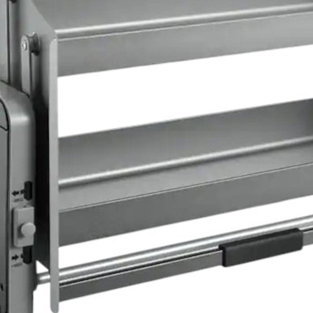 Black Stainless Steel Kitchen Cabinet Insert - 35-inch