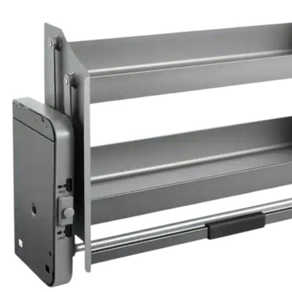 Black Stainless Steel Kitchen Cabinet Insert - 35-inch