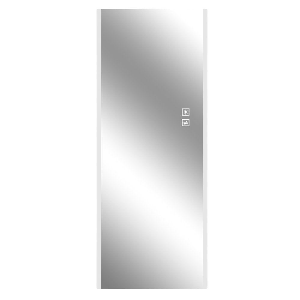 Silver Lighted Frameless Full Length Hanging Mirror - 65-inch