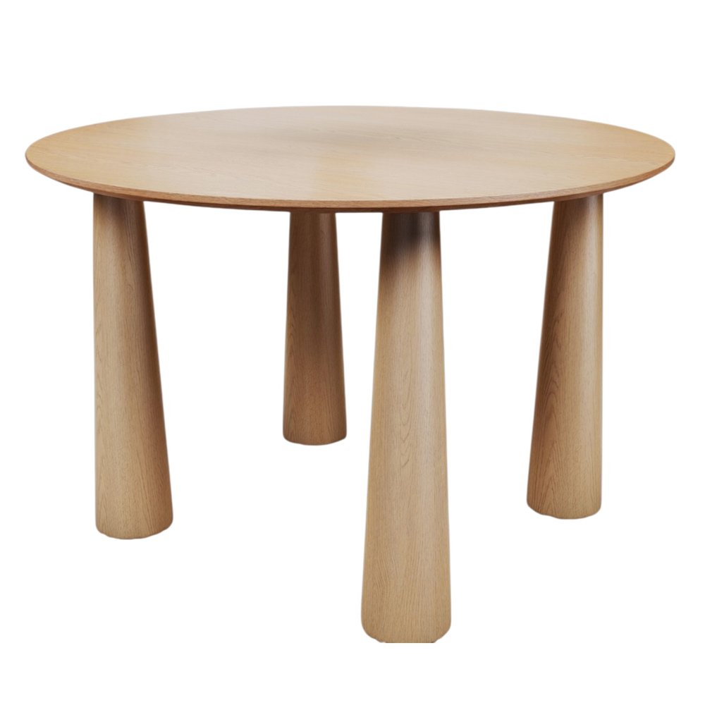 Natural Solid Wood Oval Dining Table - 79-inch