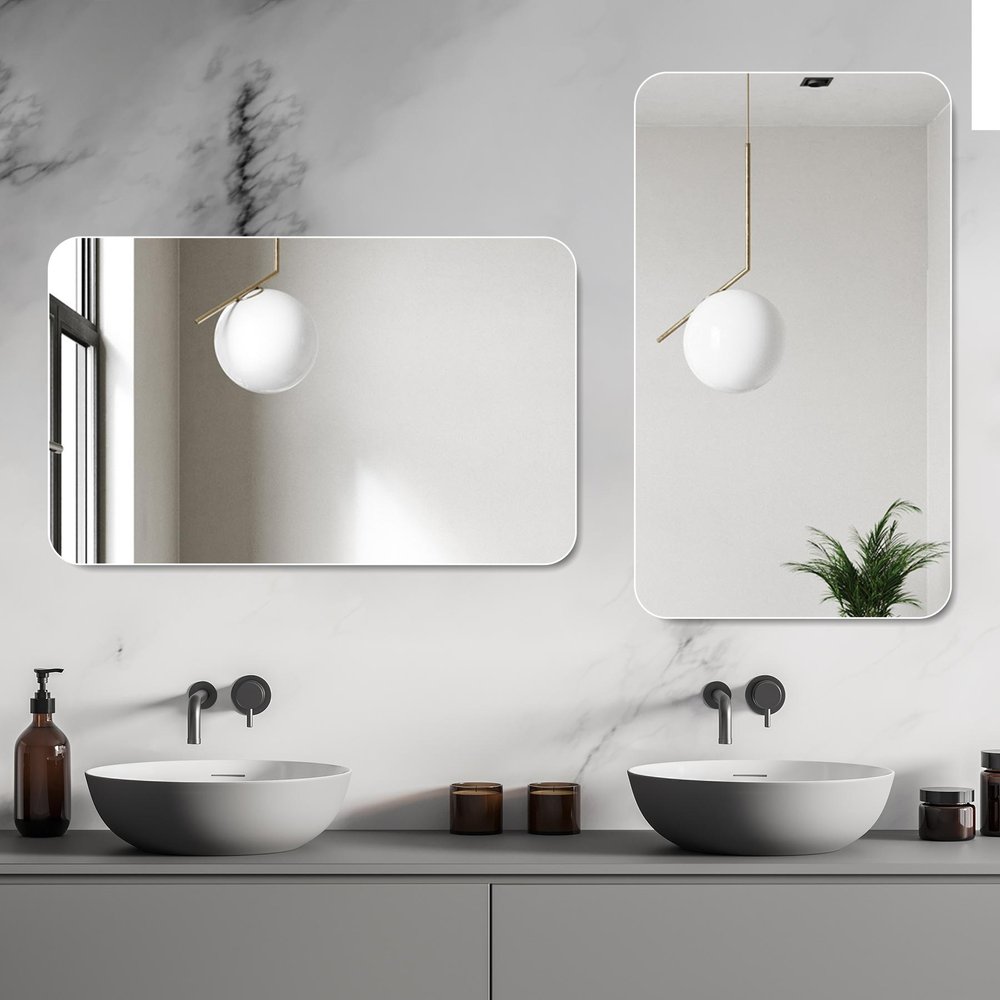 Frameless Bathroom Vanity Mirror - 30-inch