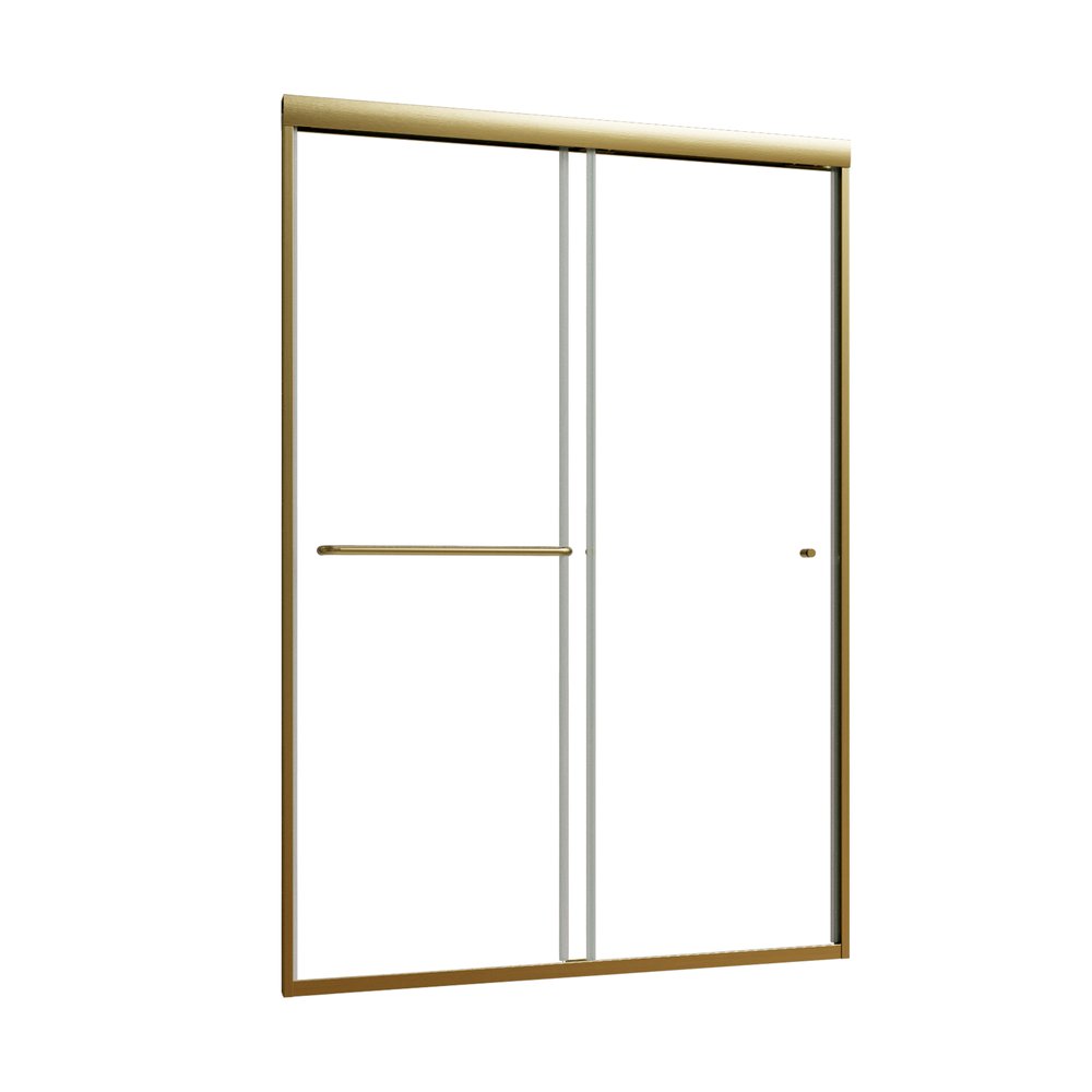 Aluminum and Glass Shower Door - 70 X 48-inch