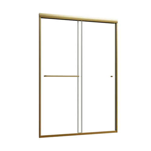 Aluminum and Glass Shower Door - 70 X 48-inch