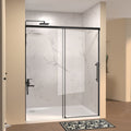 Black Glass Sliding Closet Doors - 72 x 60-inch
