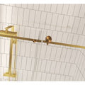 Gold Glass Sliding Closet Doors - 60 x 60-inch