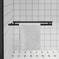 Black Glass Sliding Closet Doors - 74 x 60-inch