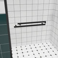 Black Glass Sliding Closet Doors - 76 x 48-inch