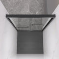 Black Glass Sliding Closet Doors - 72 x 60-inch