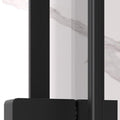 Black Glass Sliding Closet Doors - 74 x 60-inch