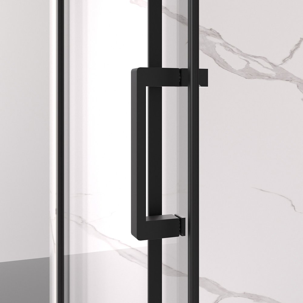 Black Glass Sliding Closet Doors - 74 x 60-inch