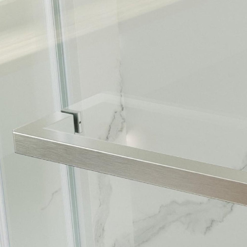 White Glass Sliding Closet Doors - 72 x 59-inch