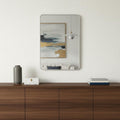 Silver Aluminum Framed Accent Mirror - 36-inch