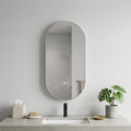 Oval Lighted Frameless Anti Fog Bathroom Vanity Mirror - 48-inch