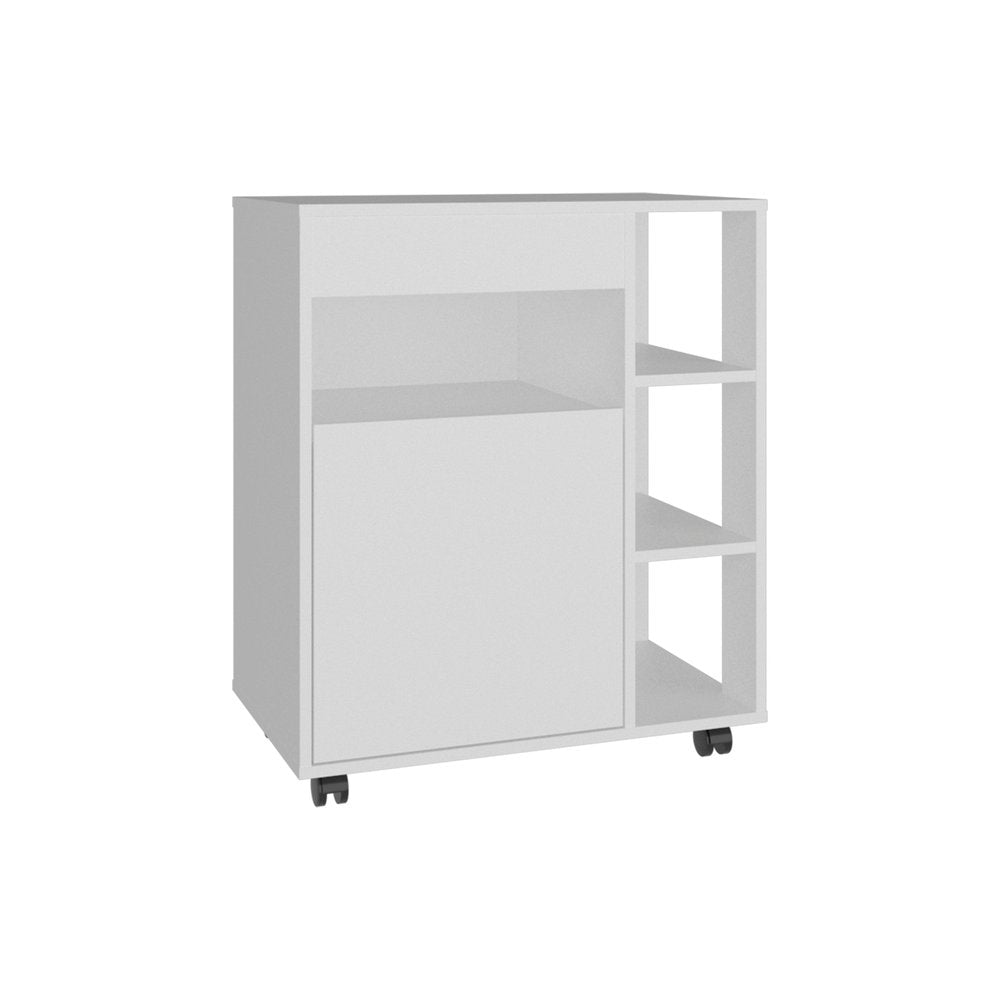 White Wood Sideboard - 26-inch