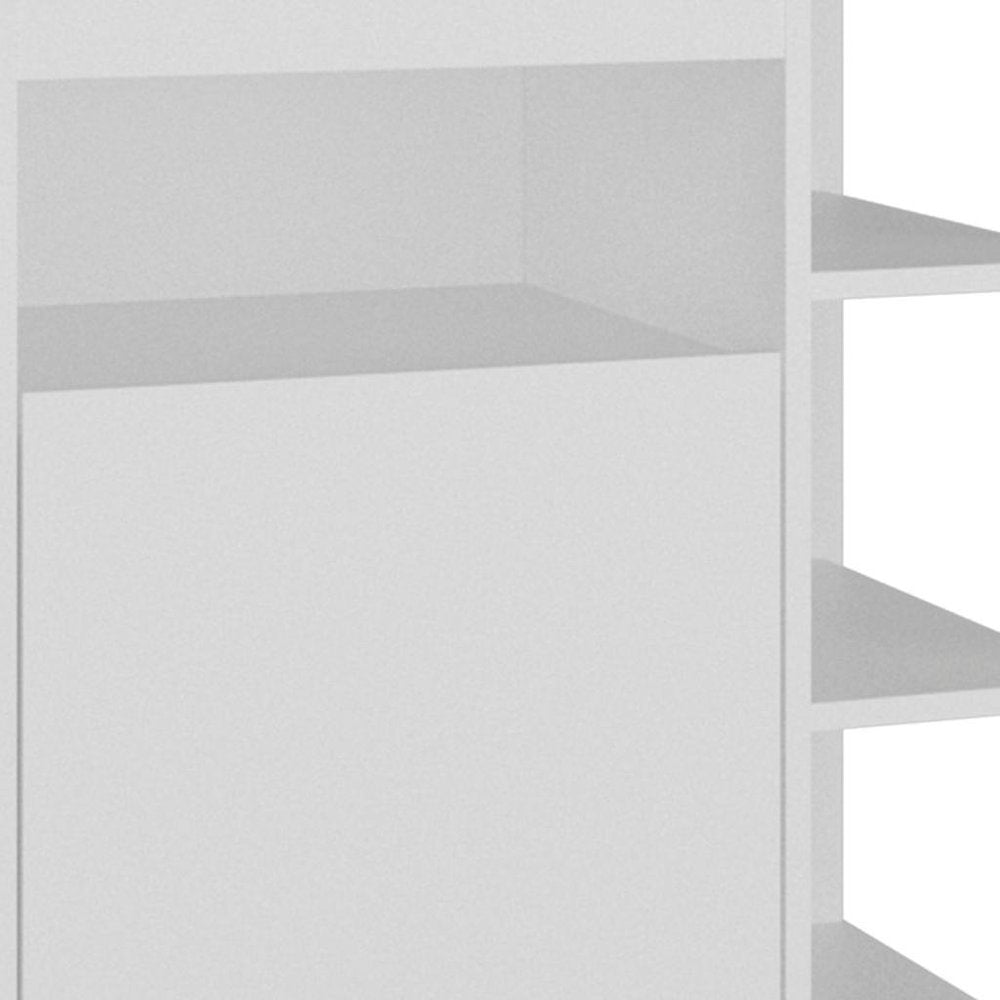 White Wood Sideboard - 26-inch