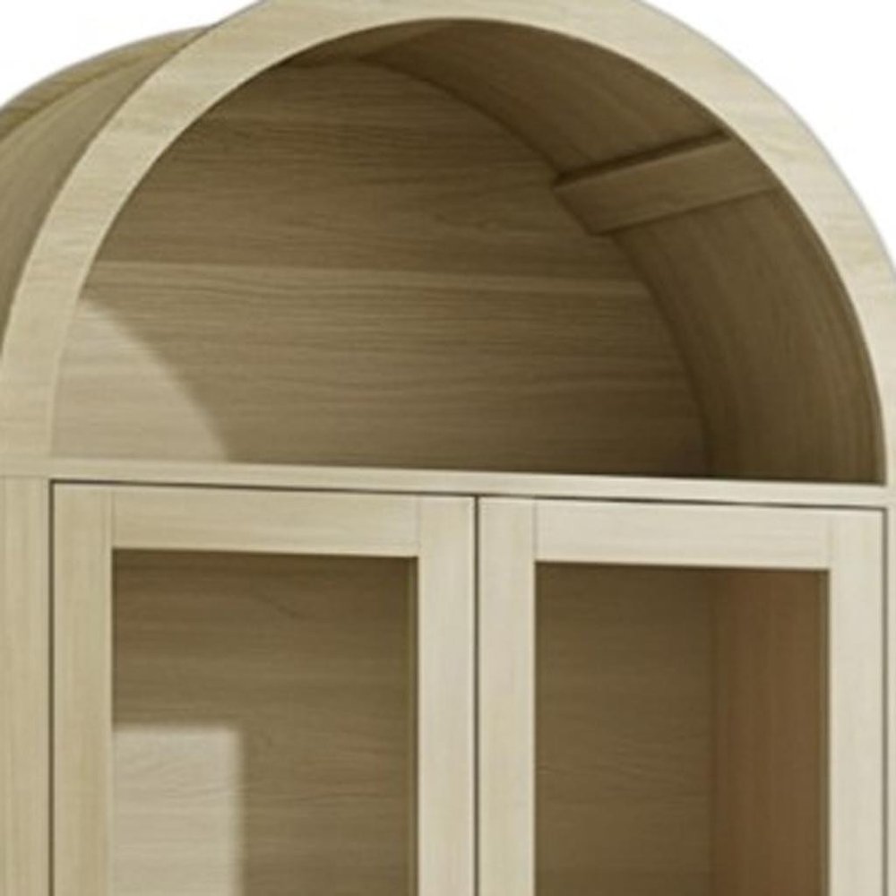 White Wood Two Door Pantry or Storage Closet - 70-inch