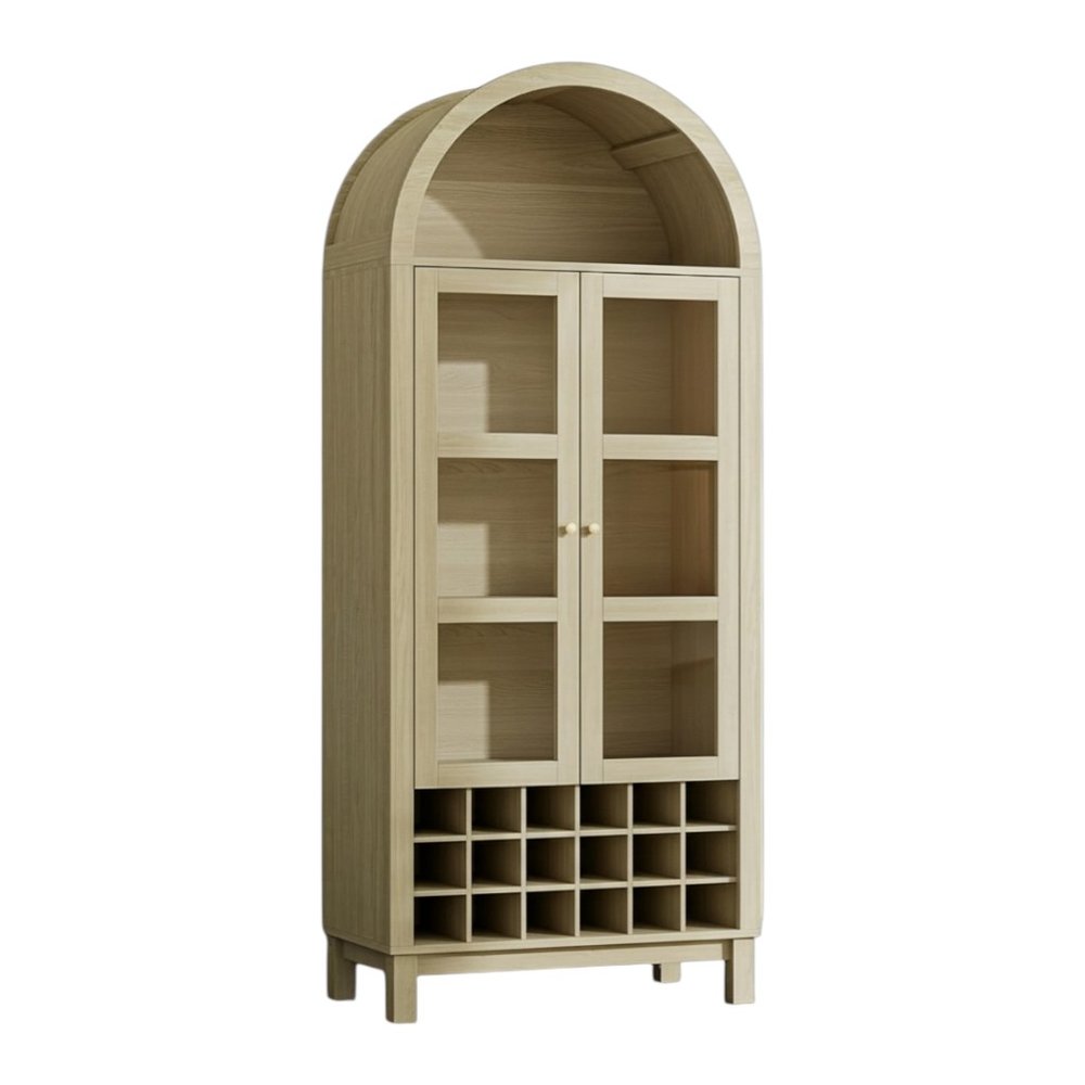 White Wood Two Door Pantry or Storage Closet - 70-inch
