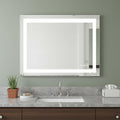 Lighted Frameless Anti Fog Bathroom Vanity Mirror - 24-inch