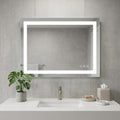 Lighted Frameless Anti Fog Bathroom Vanity Mirror - 31-inch