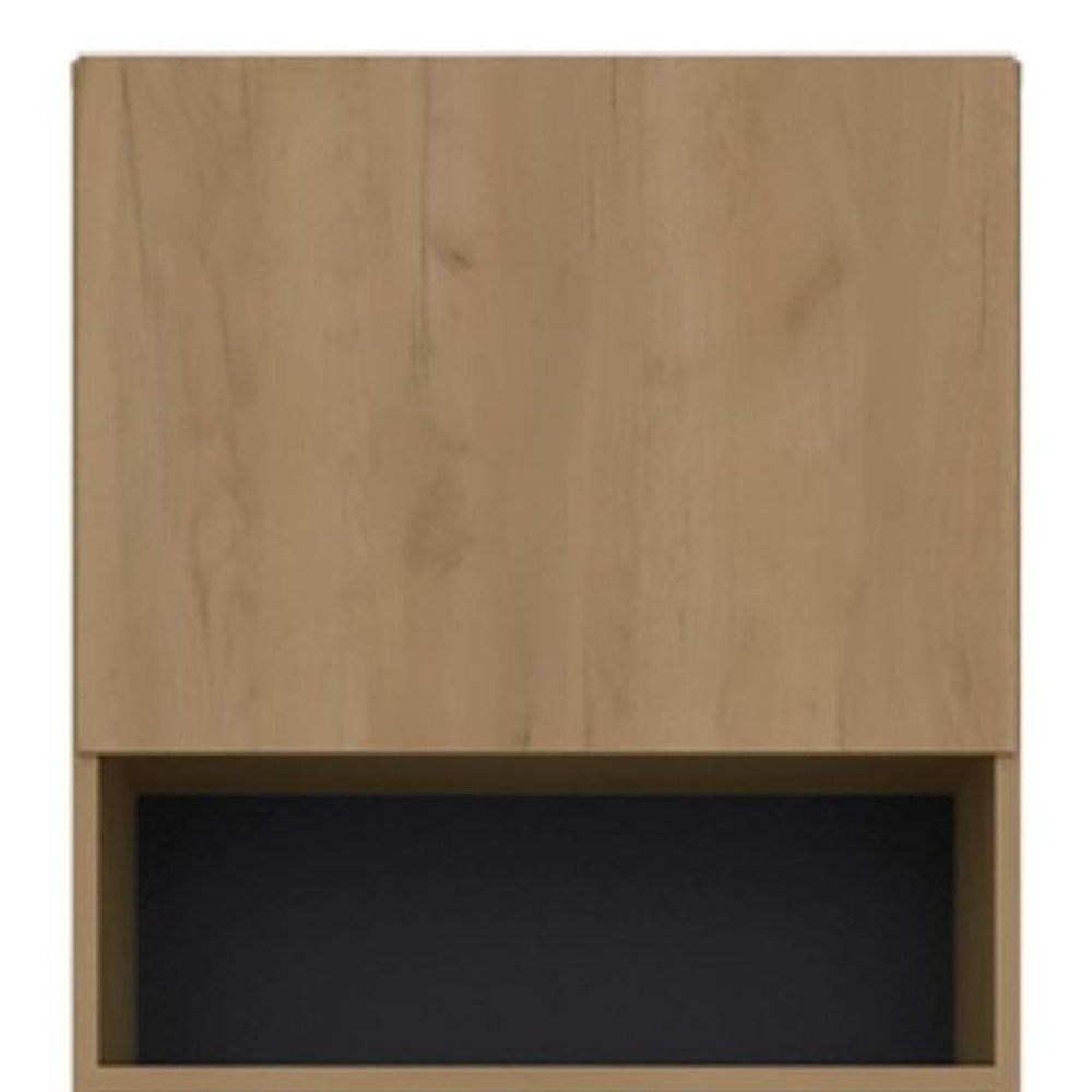 Beige Wood Accent Chest - 22-inch