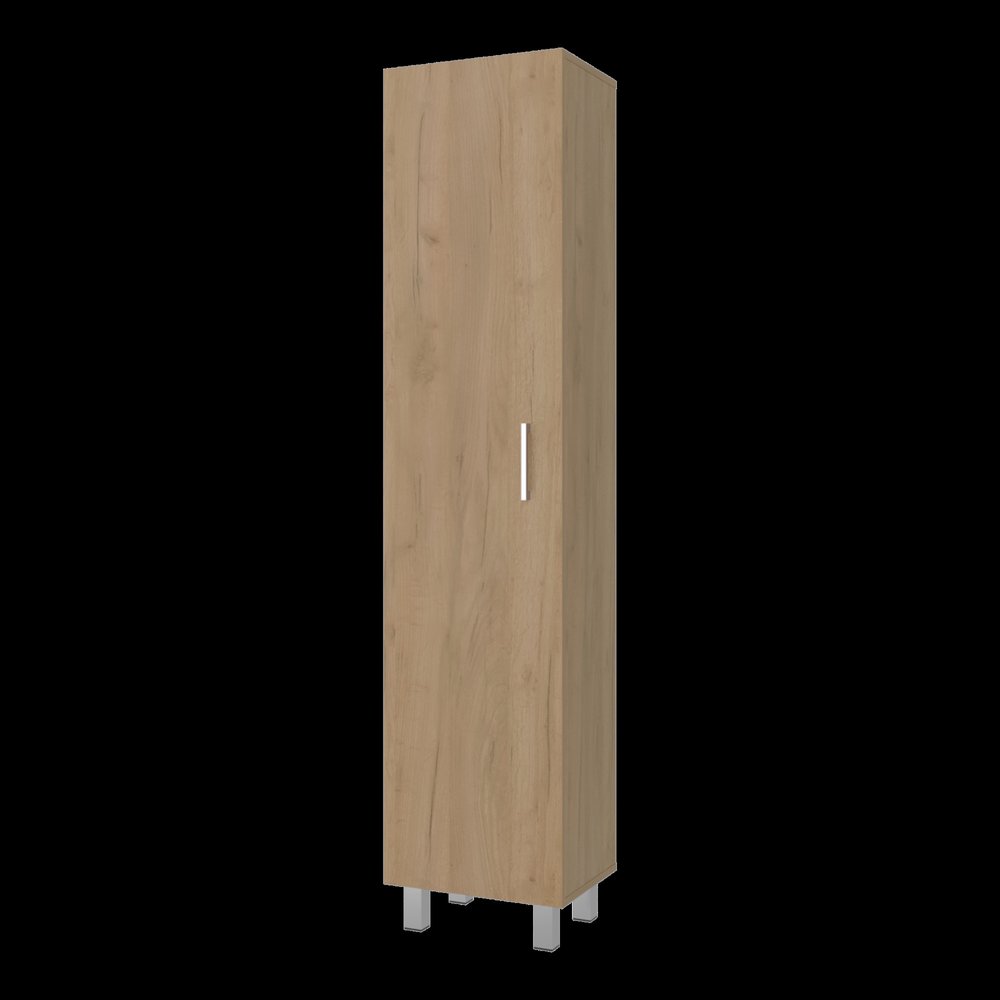 Beige Wood Accent Chest - 16-inch
