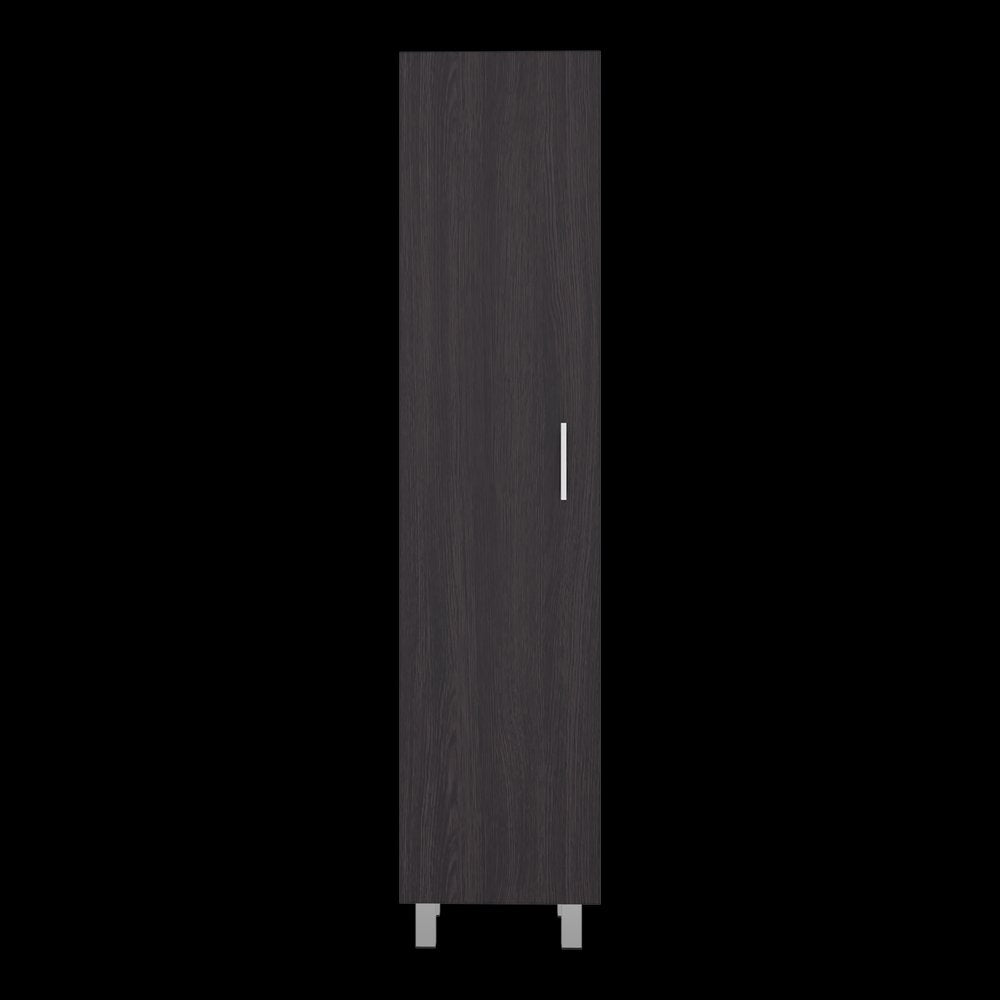 Black Wood Accent Chest - 16-inch