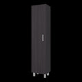 Black Wood Accent Chest - 16-inch