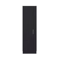 Black Wood Accent Chest - 21-inch