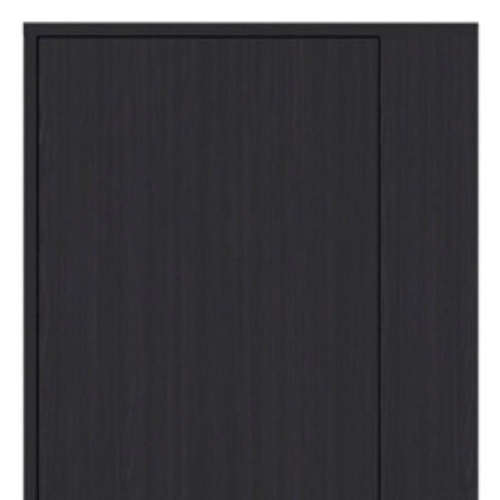 Black Wood Accent Chest - 21-inch