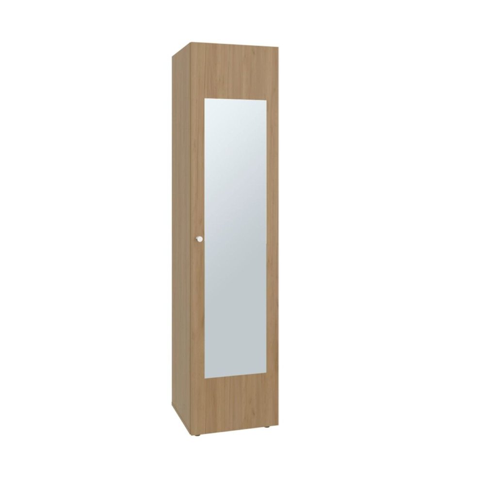 Two Piece Beige Bedroom Set with Mirror